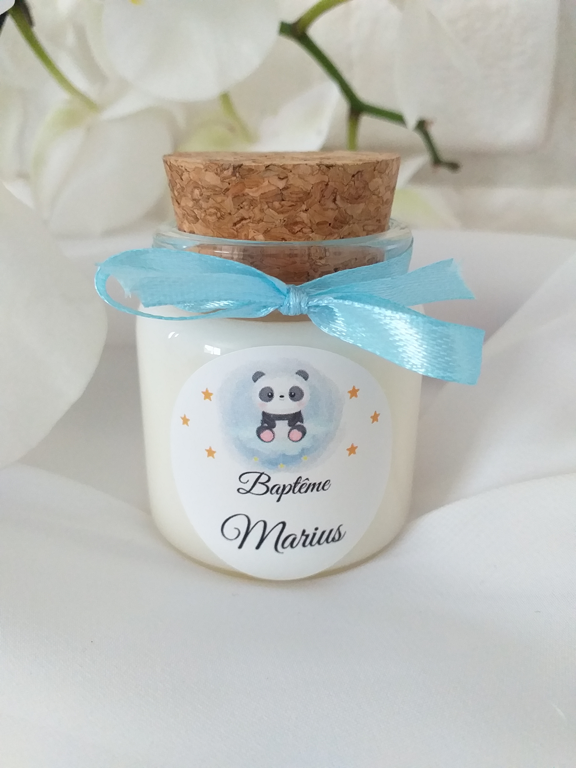 bougie baptême garçon