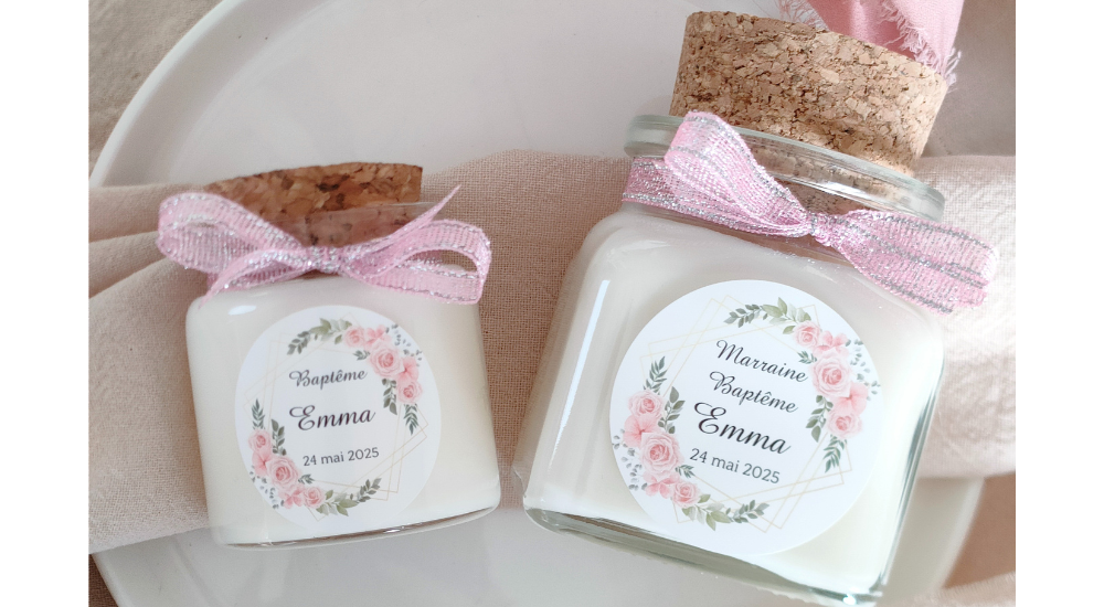 baptême bougie