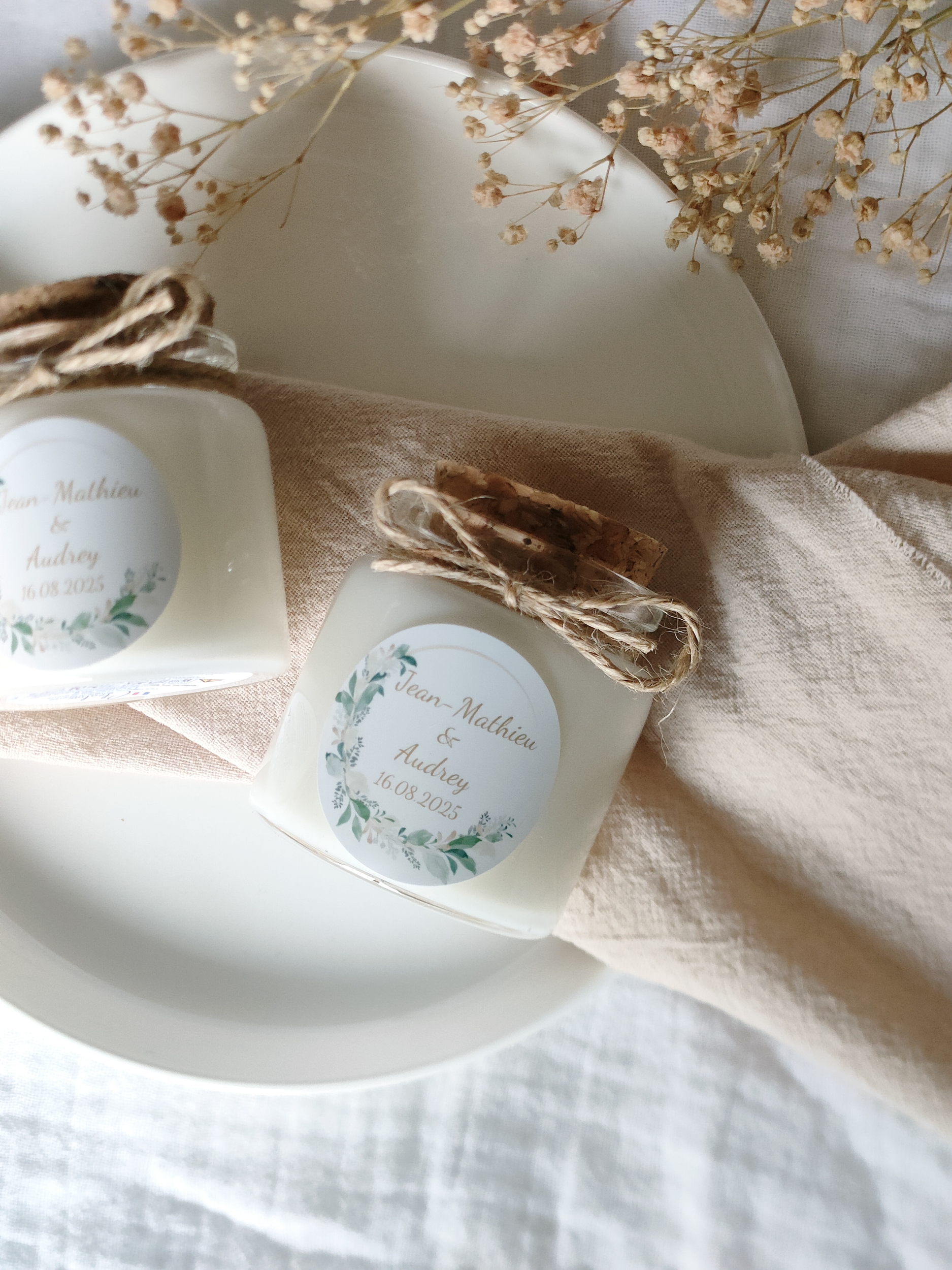 bougie mariage personnalise
