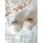 bougie personnalisée mariage