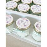 Bougie personnalisé fleur