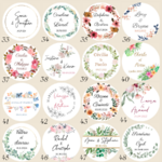 Eiquette bougie personnalise
