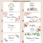 etiquette bougie