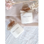 bougie personnalise mariage