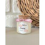Bougie bapteme nuage