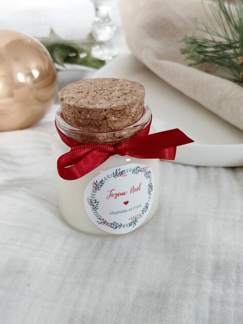 Bougie invité noël