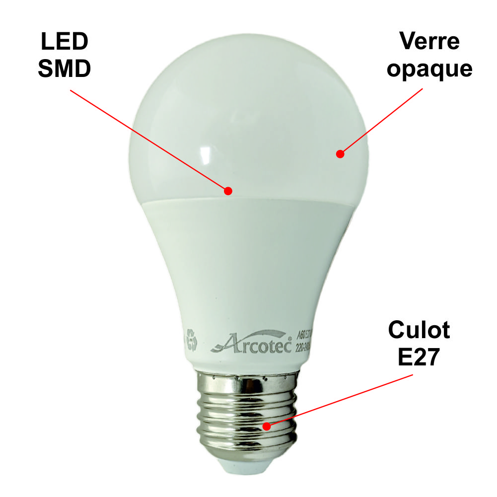 Ampoule LED B22 standard 11,1W 1055Lm 6400K - garantie 2 ans