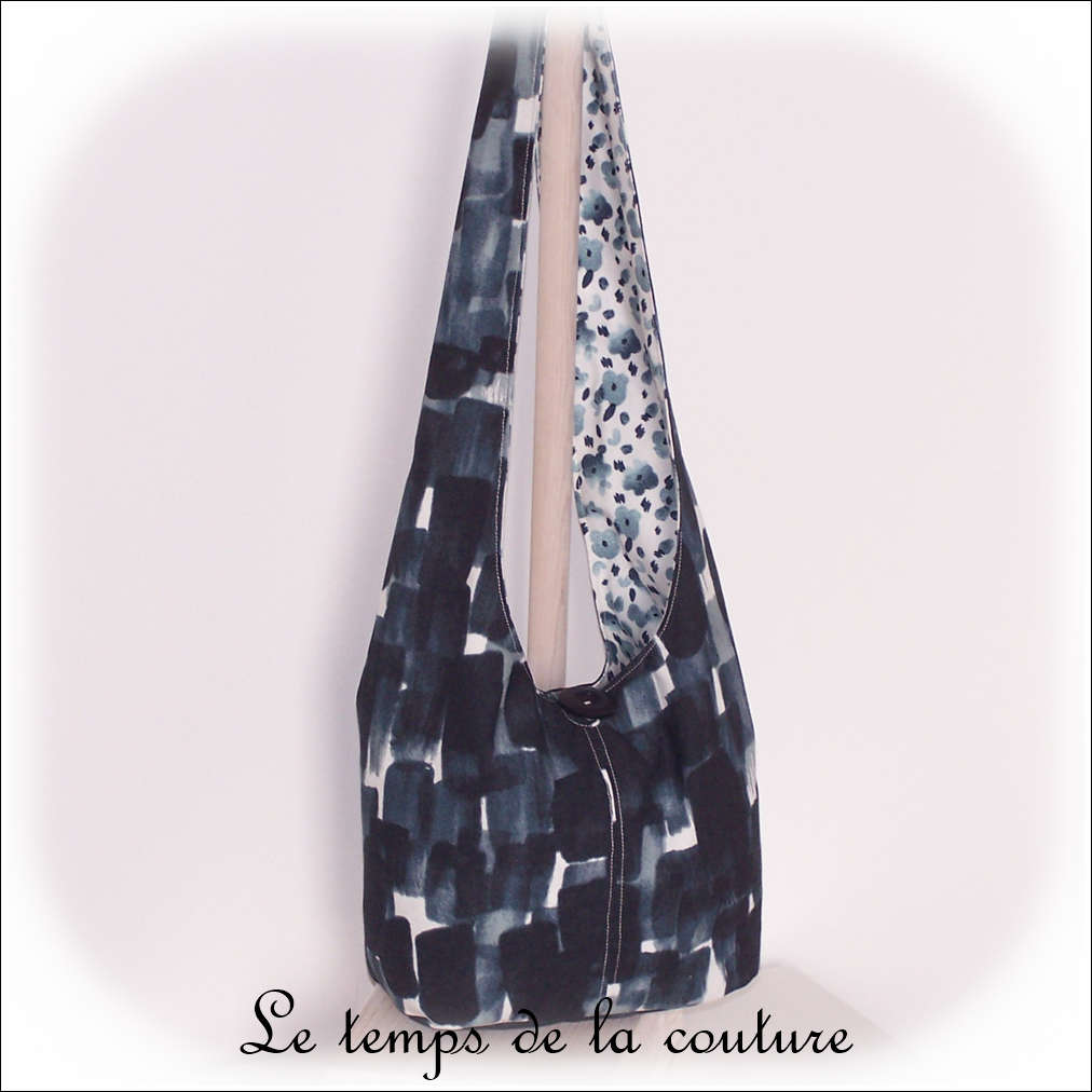 Sac - boho petit - blanc et bleu fleur ikea04 - GFC
