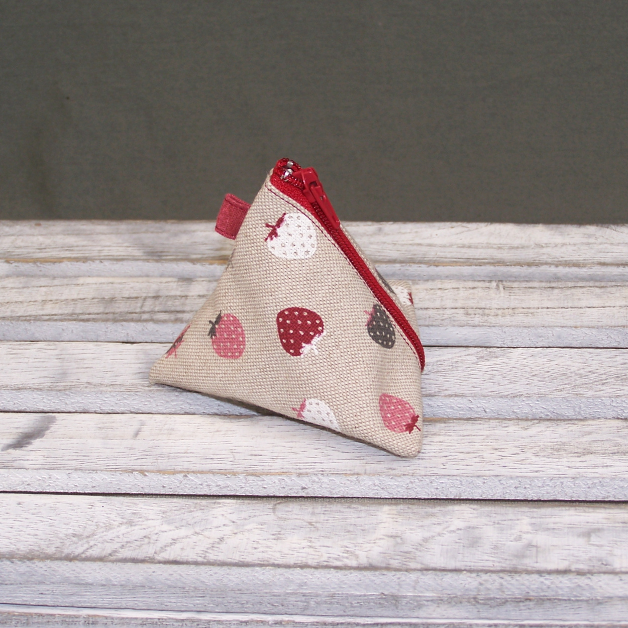 Berlingot - beige rouge fraise - 05
