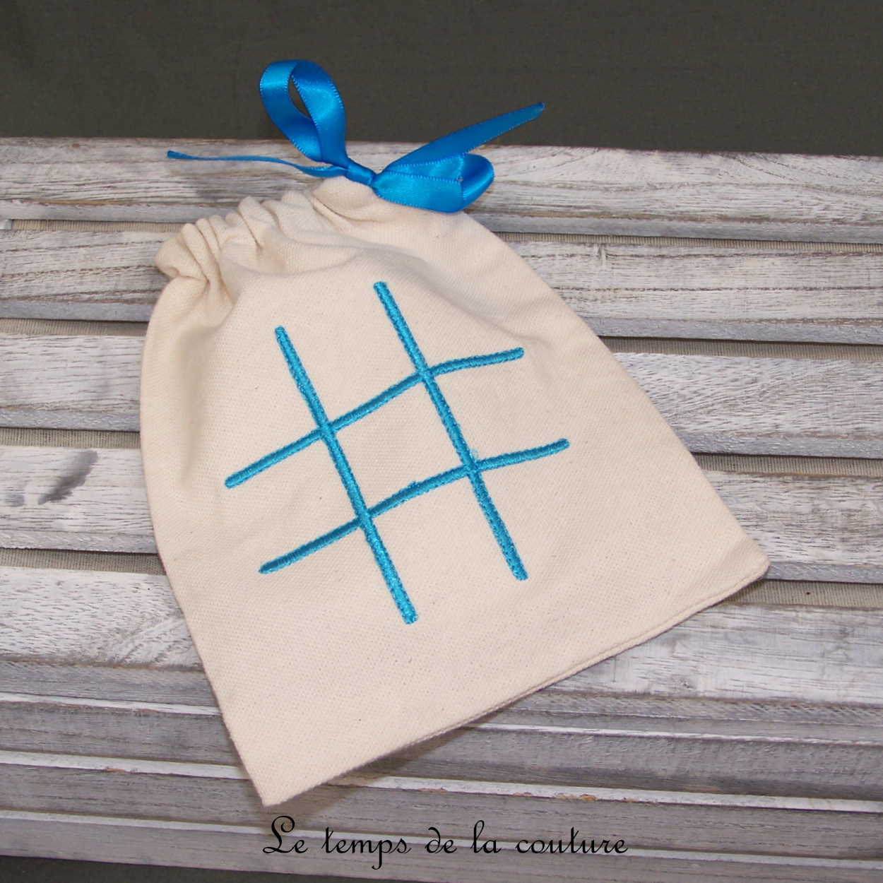Enfant - Jeu morpion tic tac toe - bleu 03