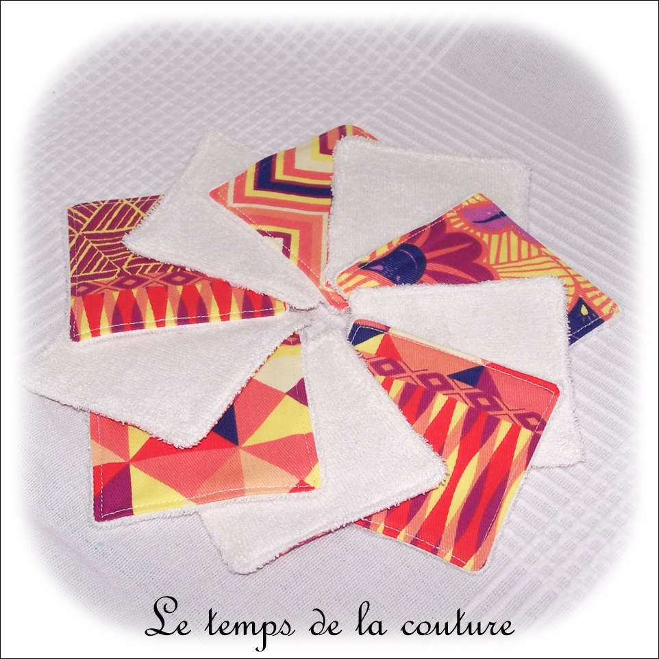 Sdb - lingette et pochon - rouge orange jaune bleu violet05 - GFC