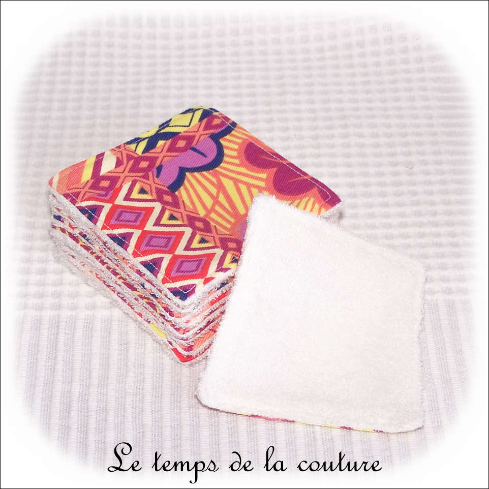 Sdb - lingette et pochon - rouge orange jaune bleu violet04 - GFC