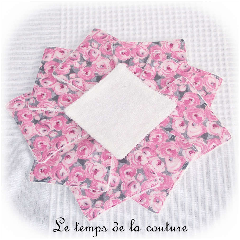 Sdb - lingette bambou - rose et gris fleur02 - GFC