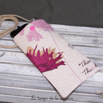 Pochette - telephone - beige colibri 01