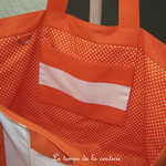 Sac - cabas non zippe - XL - plage orange 05