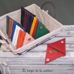 Cuir - Porte monnaie triangle