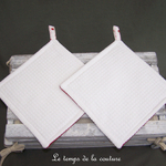 Cuisine - manique - rouge blanc imp fraise 03