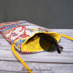 Pochette - telephone - jaune arabesque desigual multicolore 01