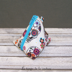 Berlingot - turquoise bleu blanc multicolore pirate tete de mort calavera - 02