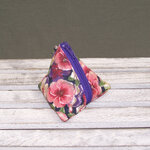 Berlingot - violet noir rose fleur pensee - 01