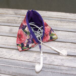 Berlingot - violet noir rose fleur pensee - 04