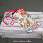Pochette - telephone - rose arabesque desigual multicolore 01