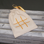 Enfant - Jeu morpion tic tac toe - jaune 04