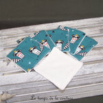 Sdb - lingette bambou - raton laveur bleu vert petrole 02