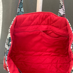 Cuir - Sac trapeze - rouge et multicolore - 07
