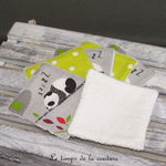 Sdb - lingette bambou écru - anis pois panda gris 01