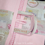 Cuisine - sac tarte - rose et jacquard gateau cupcake violet orange jaune vichy 04