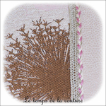 Coussin - écru et creme vertcale jacquard colibri04 - GFC