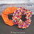 Sdb - Chouchou - orange point - multicolore geometrique 03