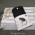 Pochette - telephone - noir beige imprimé chat 12