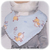 Enfant - bavoir bandana - bleu imp mouton11 - GFC