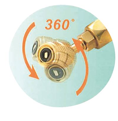 Jeu 3 flexibles HQ 1/4"-1/4" CLI02420 schéma