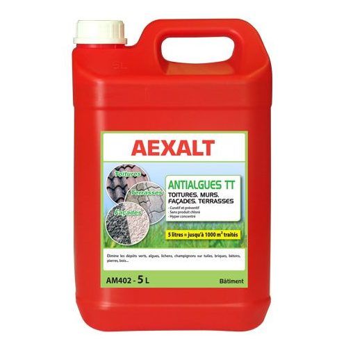 Anti-algues toitures, terrasses, murs, façades Aexalt