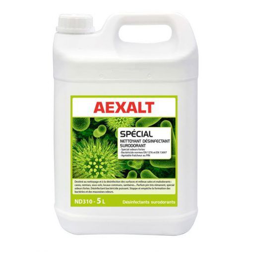 Nettoyant désinfectant 5L spécial surodorant Aexalt