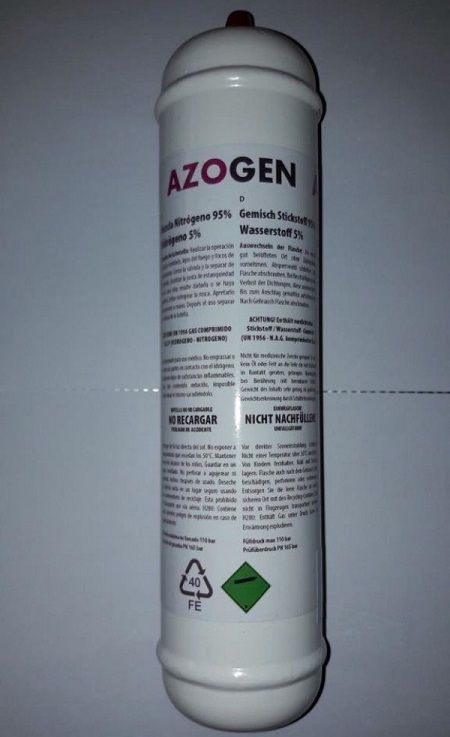 Bouteille d\'azote hydrogéné 01005008 - COR10011 - Core Equipment