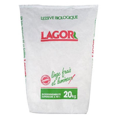 Lessive linge poudre formule enrichie 20kg LAGOR