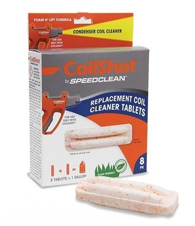 Boîte de 8 tablettes de nettoyage Coilshot - CLI55308 - Speedclean