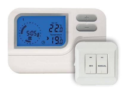 Thermostat radiateur programmable avec planification hebdomadaire