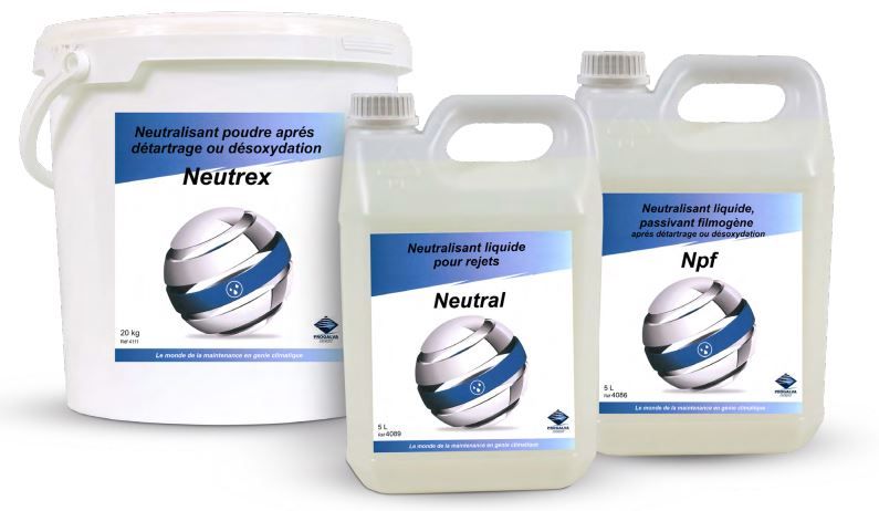 Gamme de neutralisants NEUTREX NEUTRAL NPF - PROGALVA