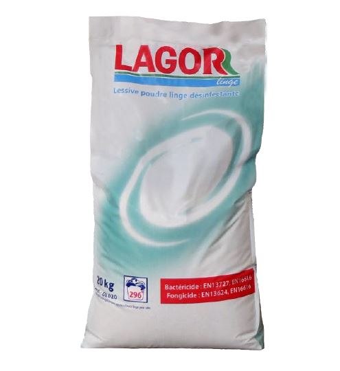 Lessive poudre linge désinfectante DL020 - LAGOR