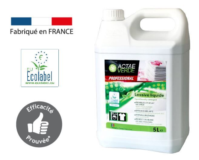 Lessive liquide concentrée blanc et couleur - 6 x bidon de 1,5L