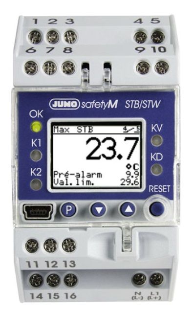 Limiteur de température de sécurité SafetyM STB/STW - JUMO