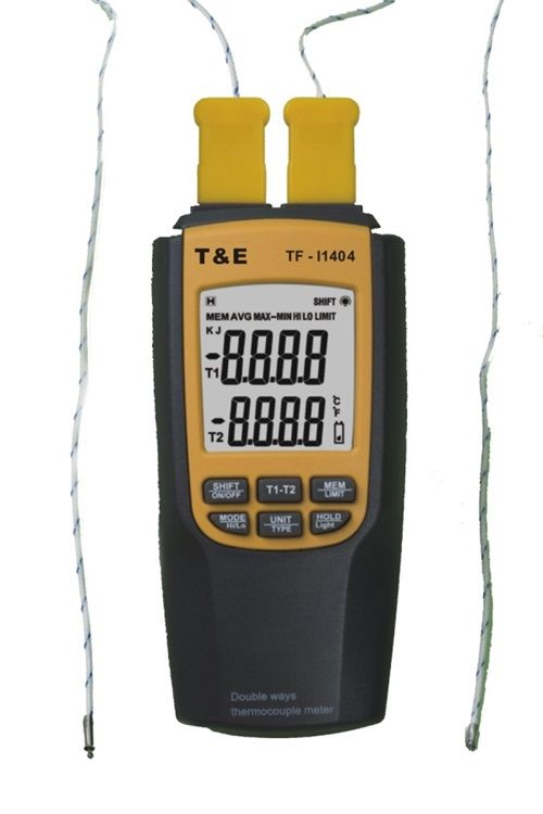 Thermomètre portable double sonde température TC - TF-I1404 VALUE