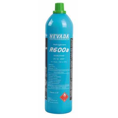 Bouteille De Gaz Isobutane R600 420g Pour Réfrigérateur - Compatible Whirlpool, Fagor, Samsung, Etc. | Recharge De Fluide Frigorigène