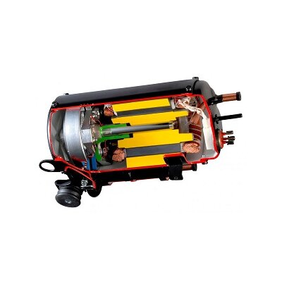 compresseur rotatif R134A tecumseh schéma