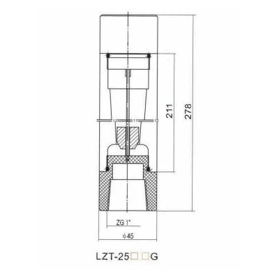 DÉBITMÈTRE LZT 2510G FLO35002 MBDL